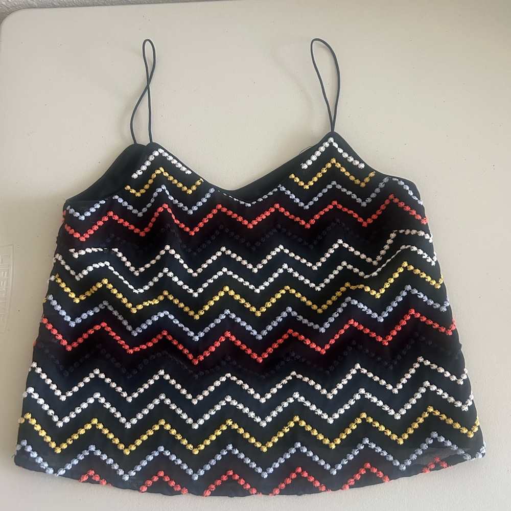 WAYF Chevron Patterned Women's Top